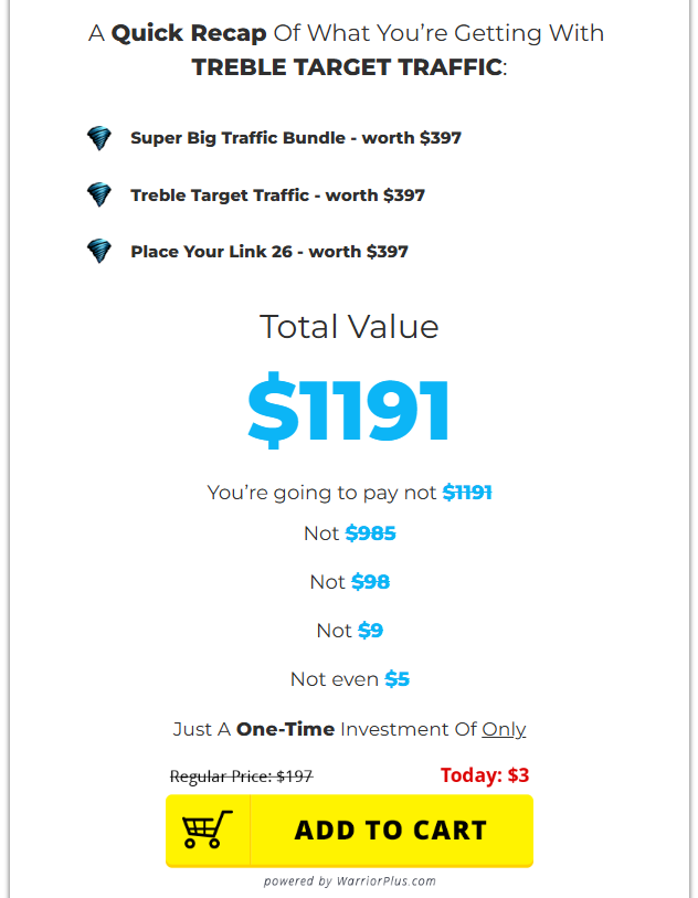 Treble Target Traffic Review