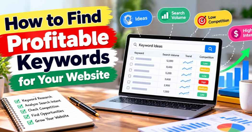 how to find profitable keywords for your website