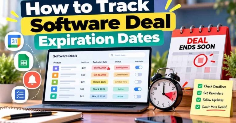 How to Track Software Deal Expiration Dates